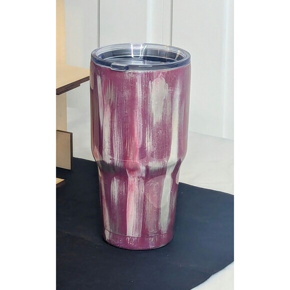 Red Sunflower Glitter Tumbler, 30oz, Handmade - Picture 2 of 2